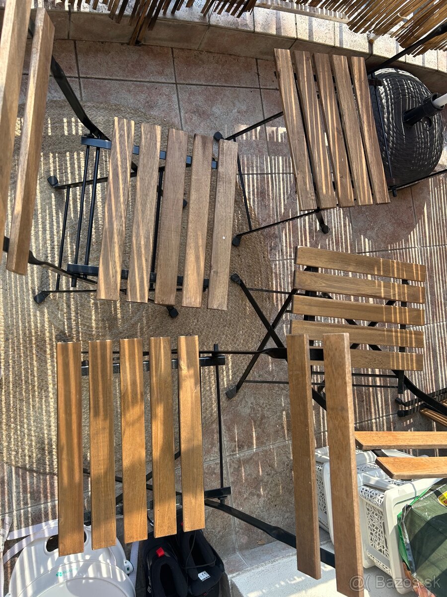 TARNO IKEA velky stol +4 stolicky - 6