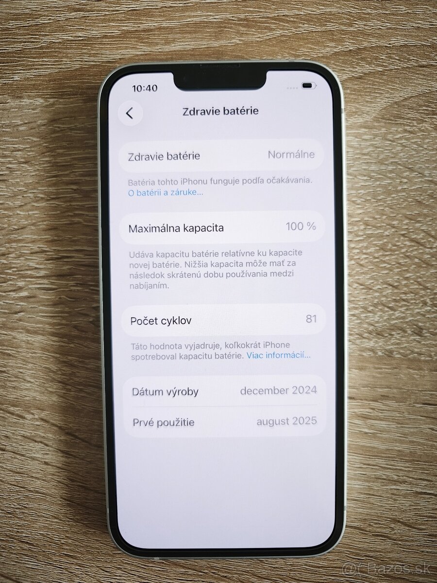 predám Iphone 16e, 128gb verzia - 6