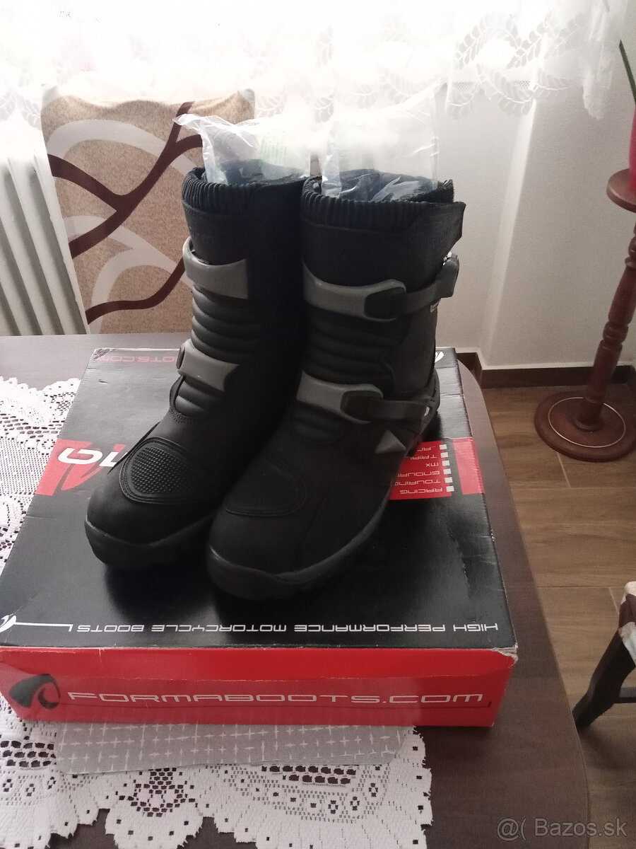 moto čižmy kenny vel.44,forma vel.45,rst vel.42 - 6