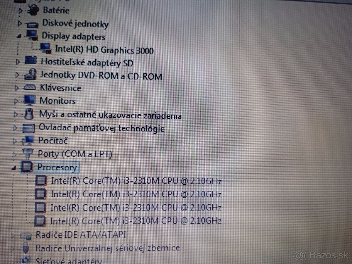 Fujitsu lifebook e751 + Intel core i3 + 4gb ram + RS232 - 6