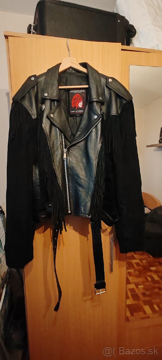 Pansky kožený kabát - 6