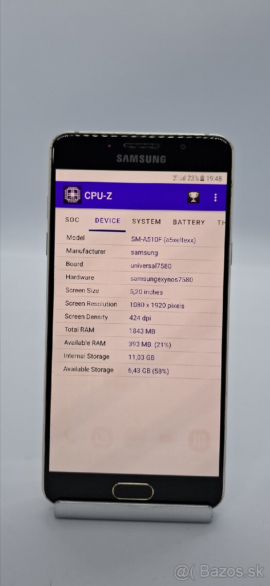 Predám Samsung Galaxy A5 2016 (SM-A510F) Zlatá farba - 6