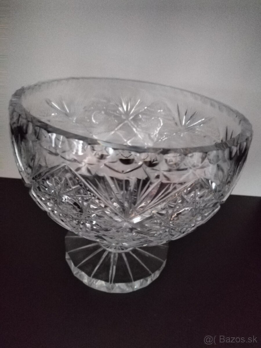 Predám kryštálovú vázu a misu - 6
