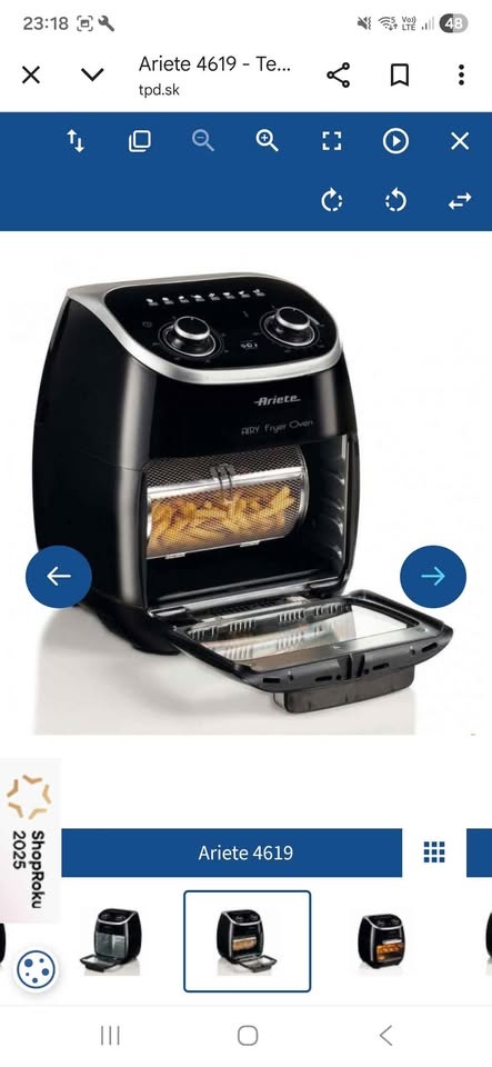 Teplovzdušná fritéza, mini rúra - 6