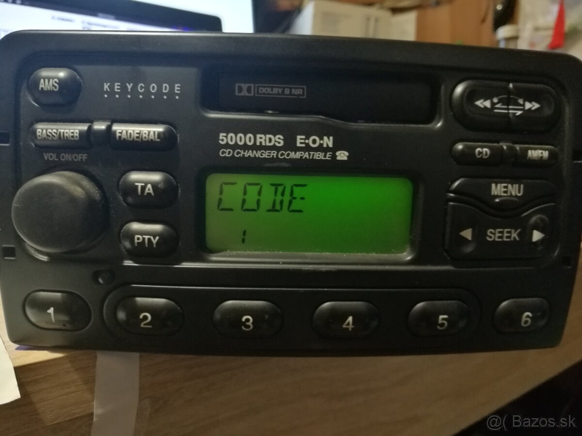 Autorádio FORD 5000 RDS EON. Originál. - 6