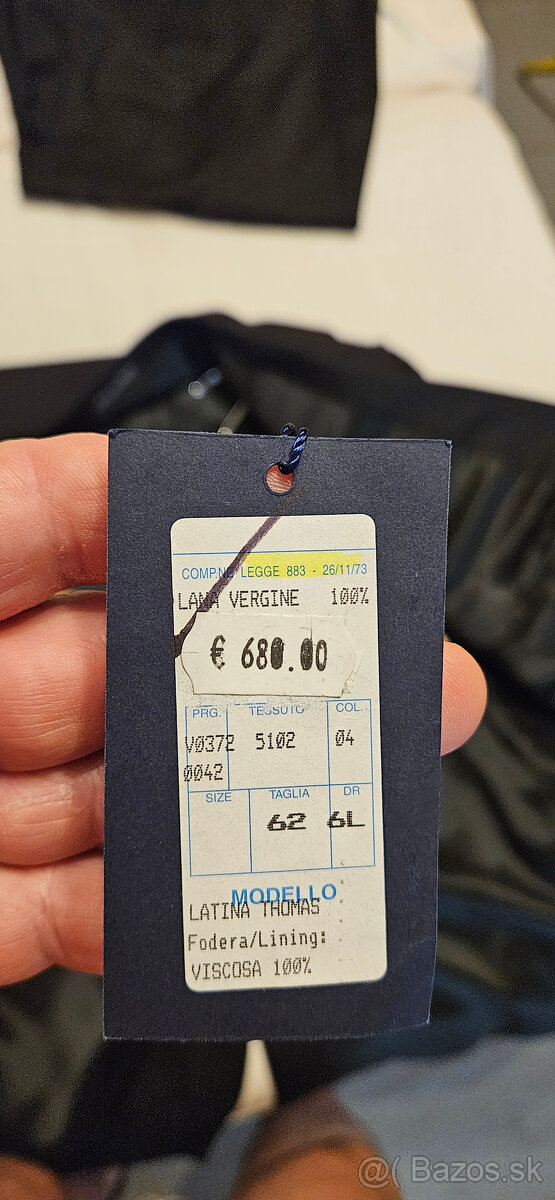 Kvalitný taliansky oblek značky Cerruti 62 - 6