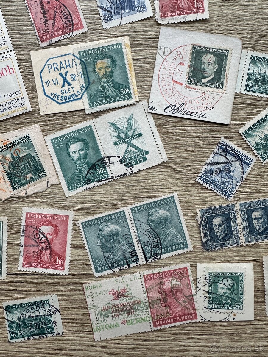 Československo staršie pečiatkované známky c.4 za 10eur - 6