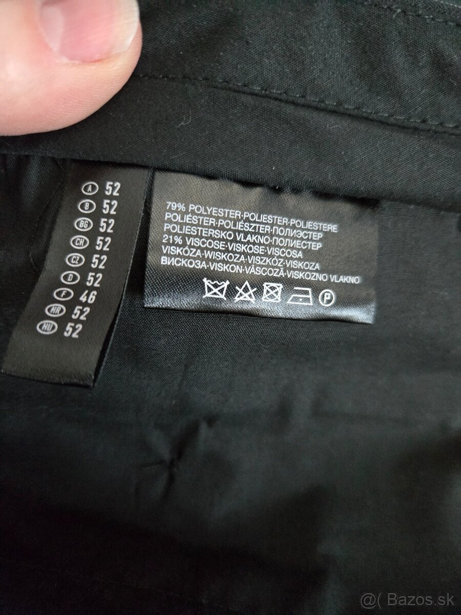 Oblekové nohavice vel.52 (M/L) - 6