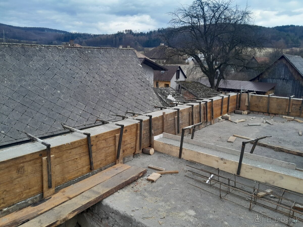 Šalovacie svorky, doka dosky, stropné debnenie - 6