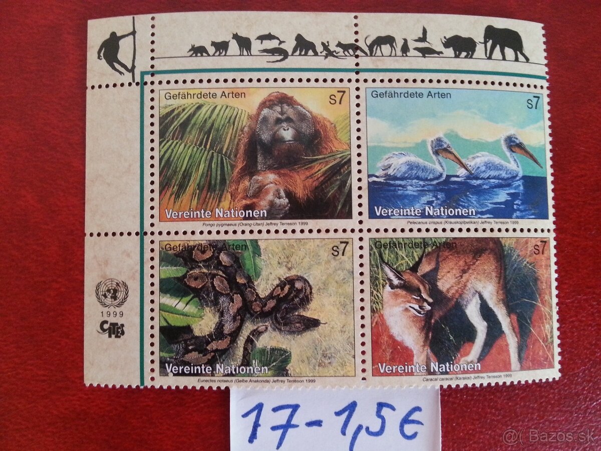 Postove znamky OSN - 6