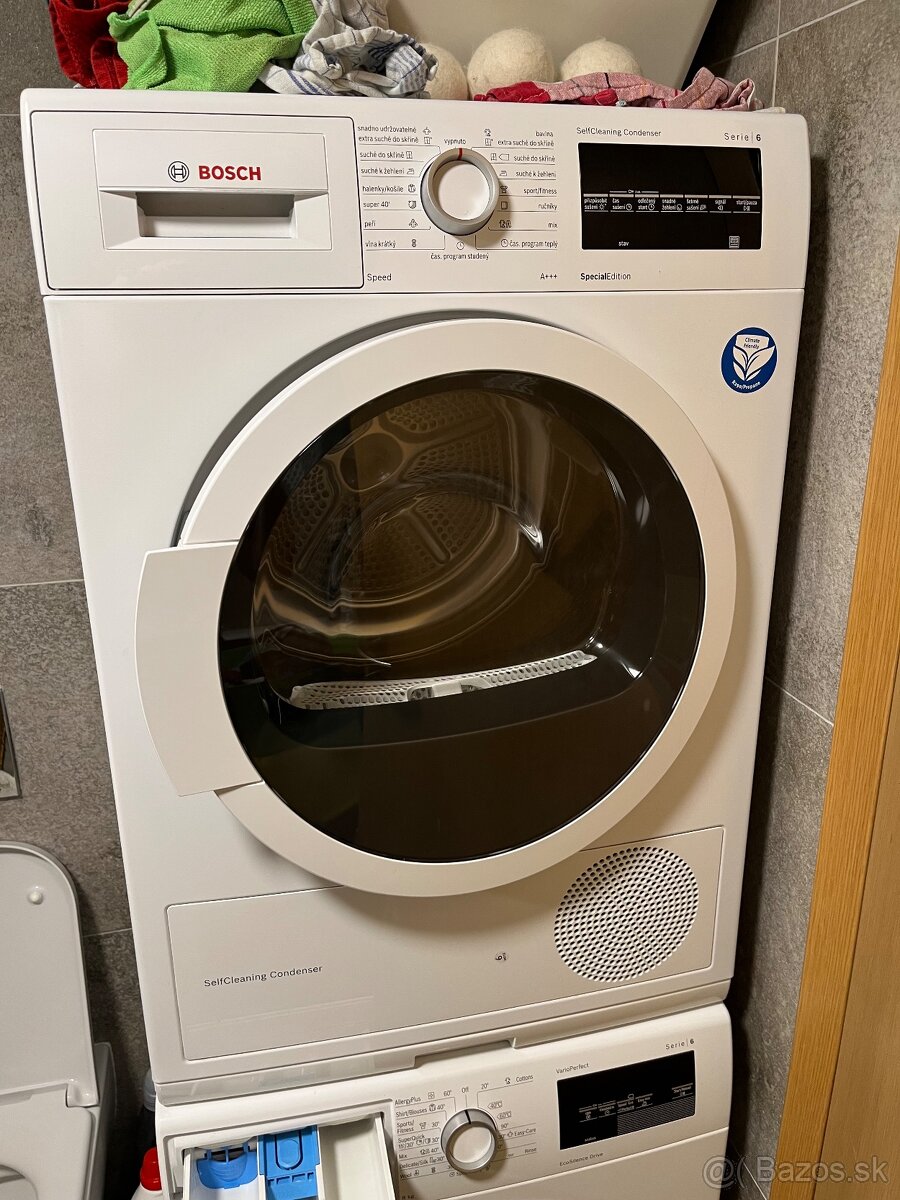 Predám set Bosch série 6 - práčka a sušička - 6