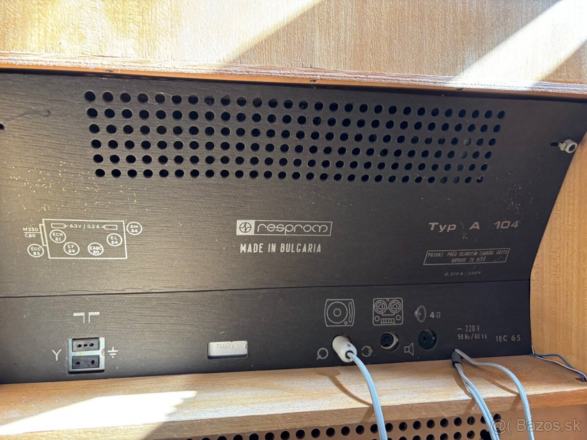 Predám gramorádio RESPROM A104, Akord - 6