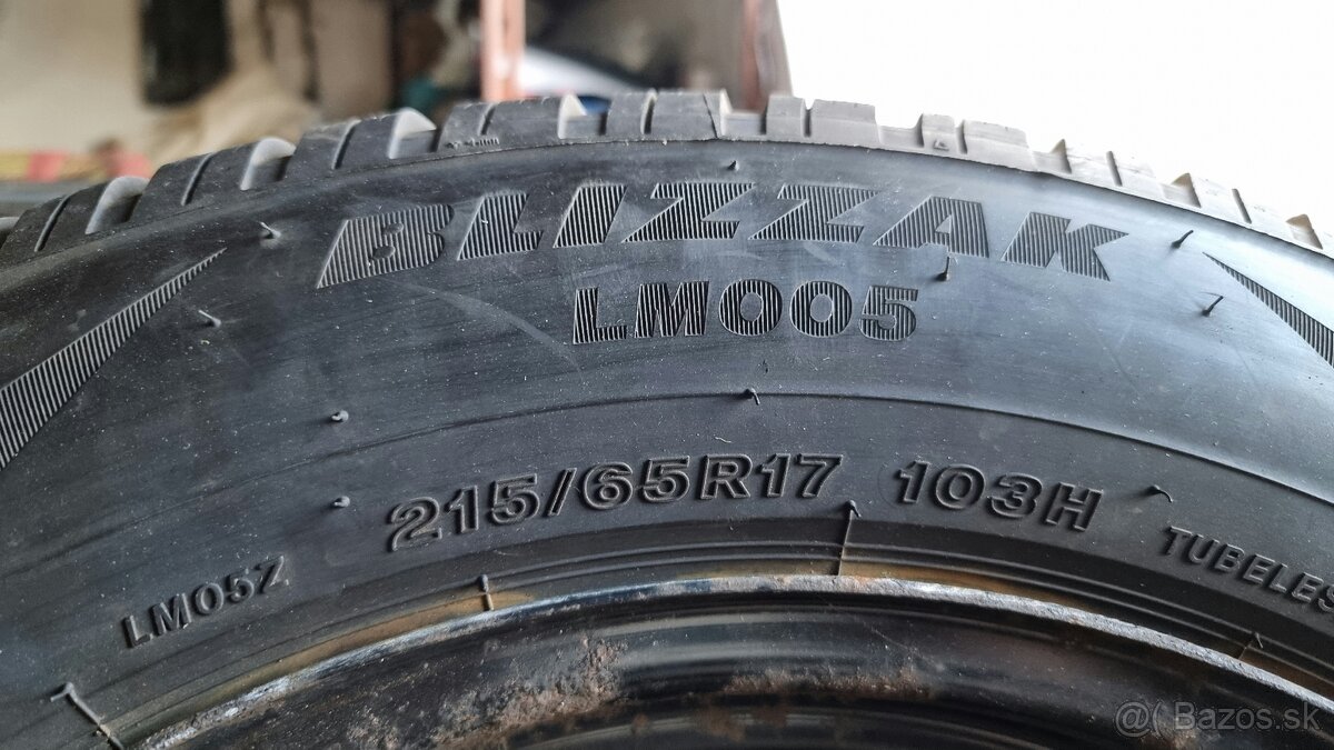 Bridgestone blizzak 215/60r17 103h - 6