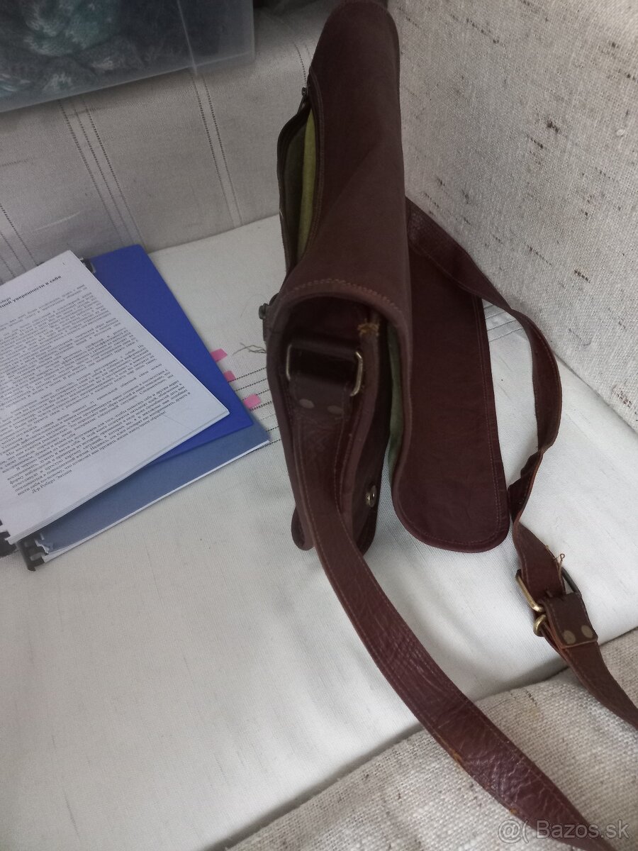 Kvalitna kozena kabelka - na doklady. notebook - 6