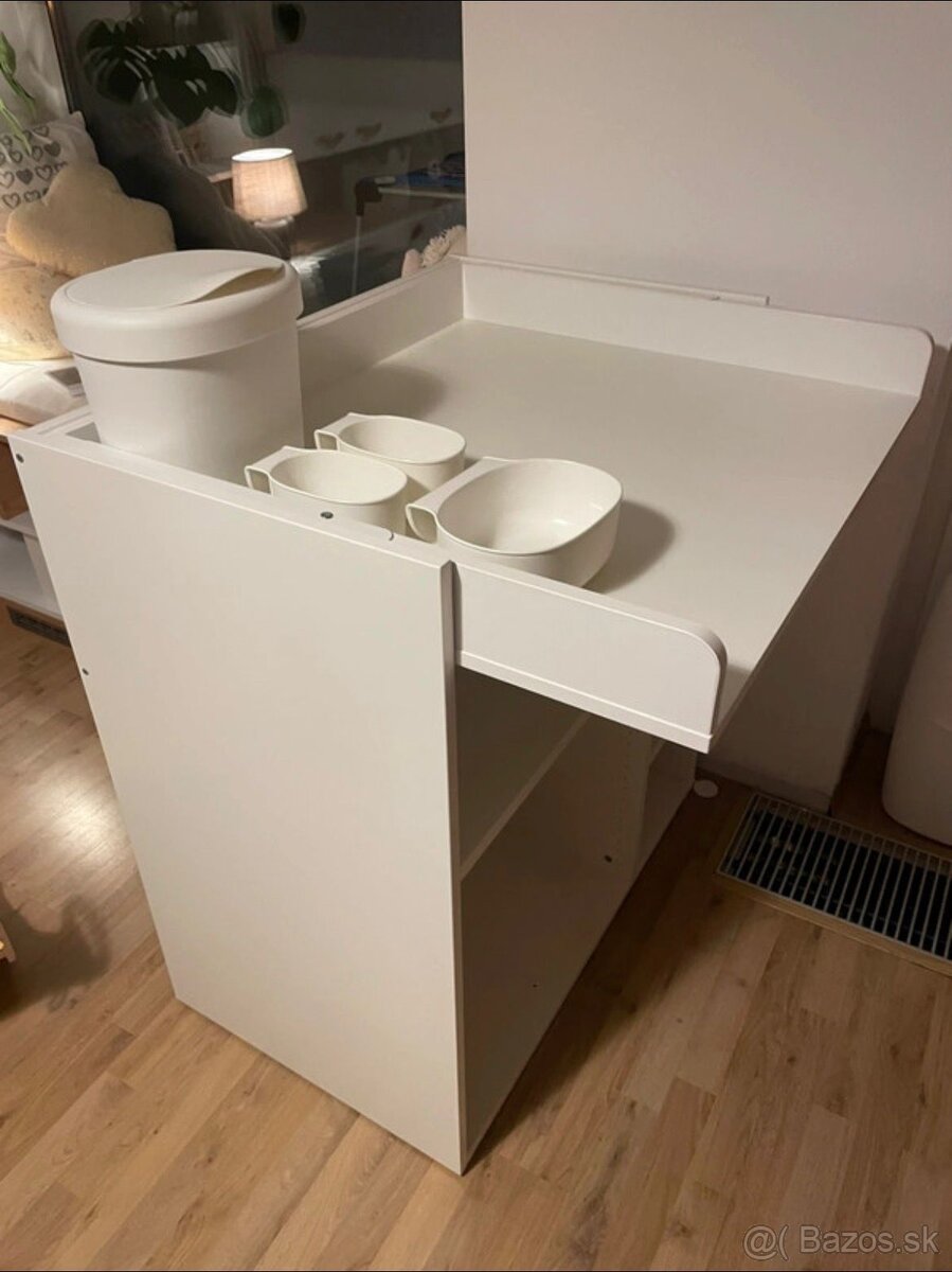 IKEA prebaľovací pult Smästad + príslušenstvo - 6