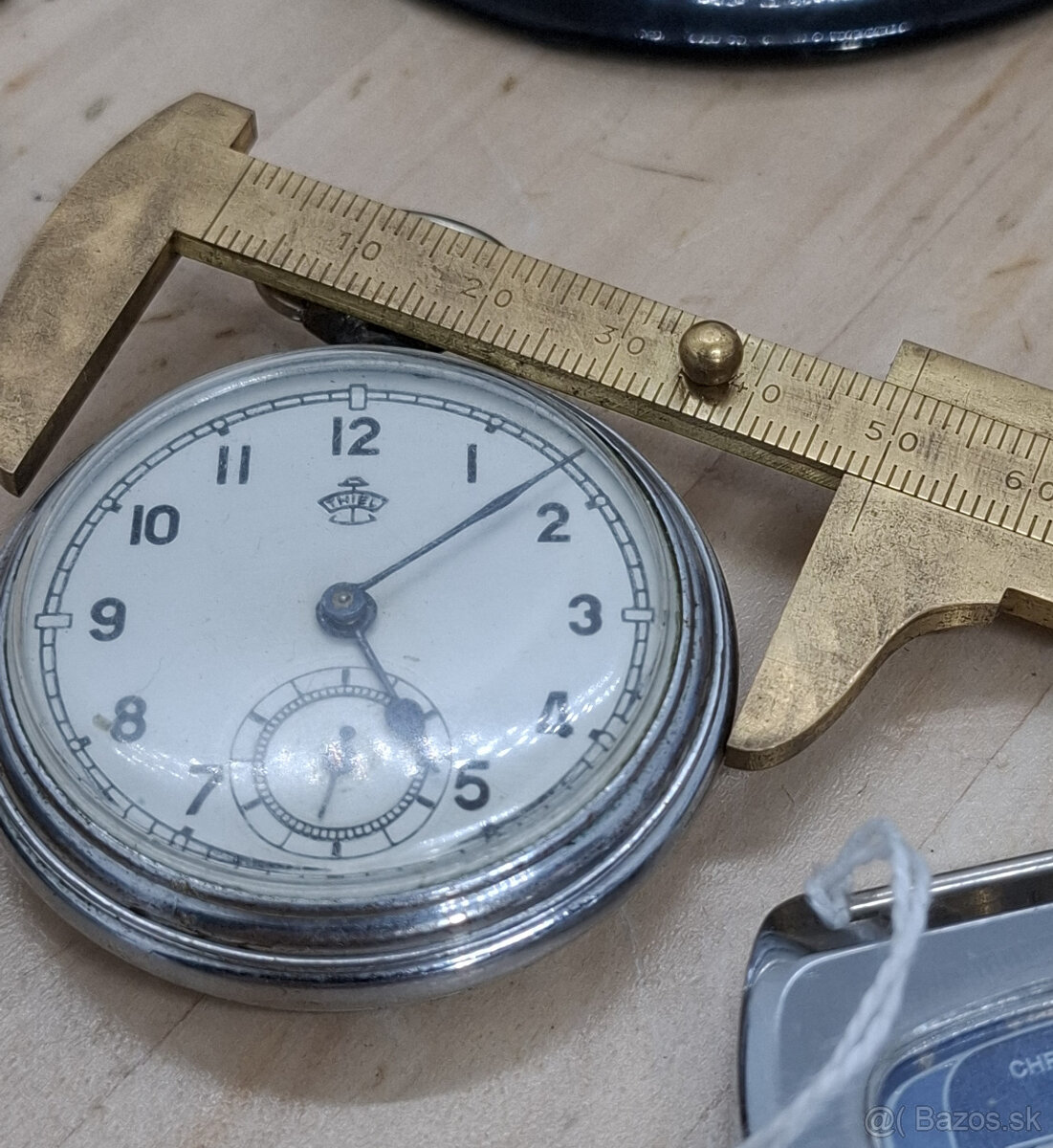 Predám funkčné starožitné vreckové hodinky THIEL 50mm 42 € - 6