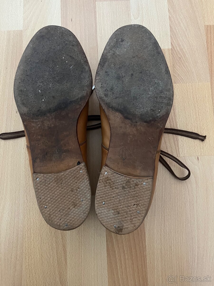 Kožené oblekové vintage vel 40 - 6