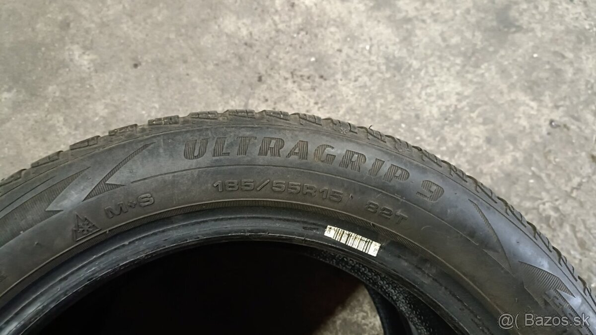185/55 R15 82T M+S ZIMNÉ PNEUMATIKY GOODYEAR - 6