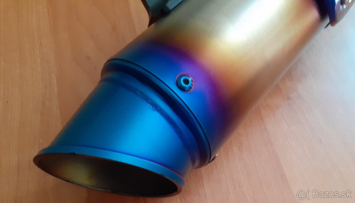 Na predaj ladený, nový, športový nerezový výfuk na motorku - 6