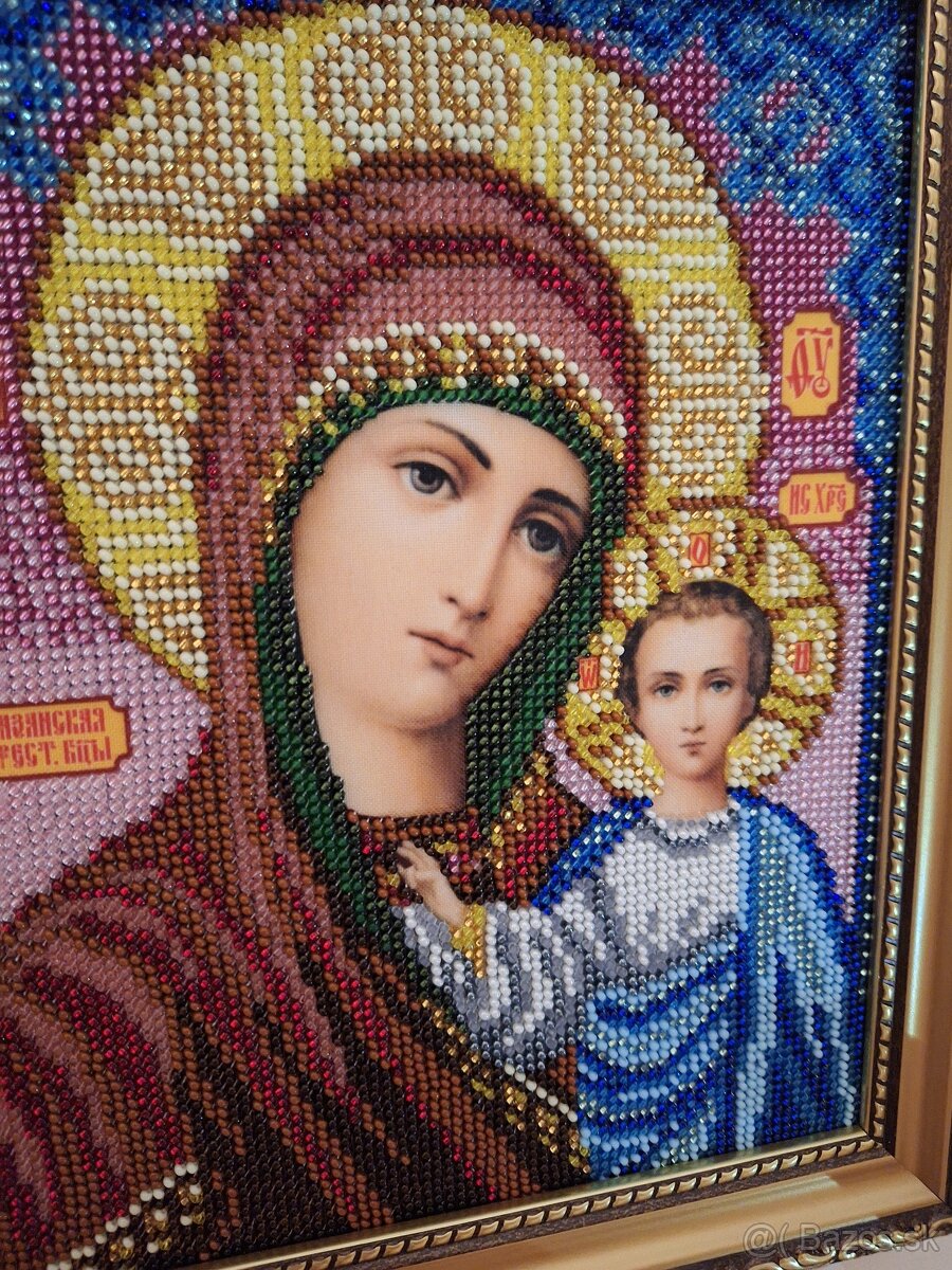 Ikony vyšívané korálkami - 6