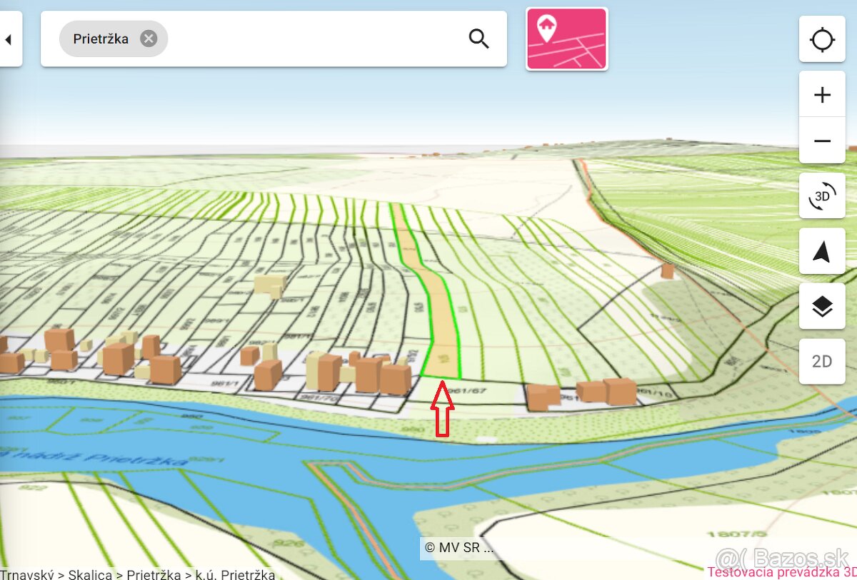 Na predaj pozemok v Prietržke, 2881 m2, okr. Skalica - 6
