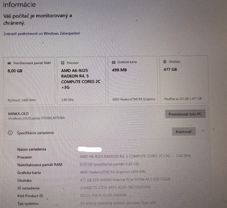 Asus Vivobook 17 - 6