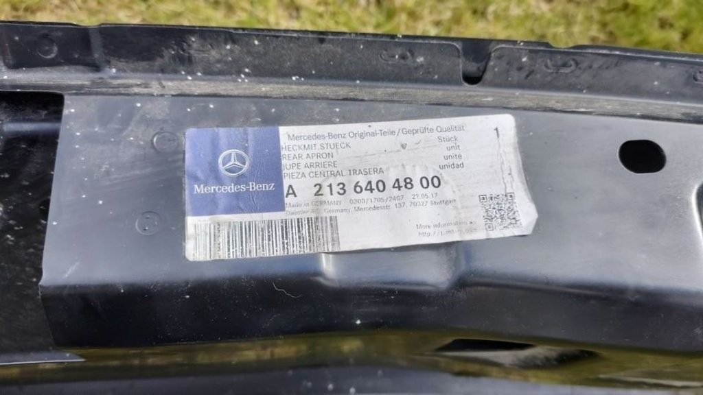 Mercedes E class W213 2016 - Zadne čelo celo stena podlaha - 6