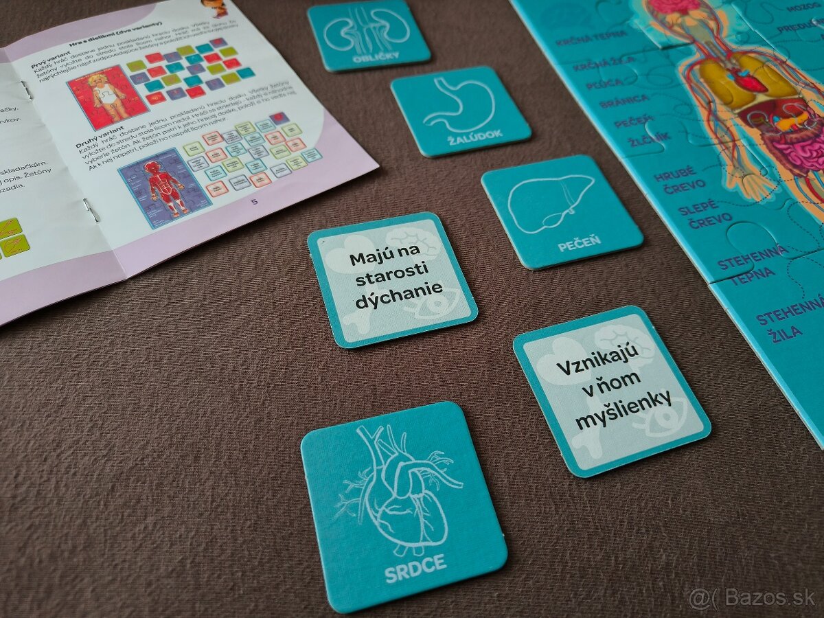 Puzzle Moje telo - 6