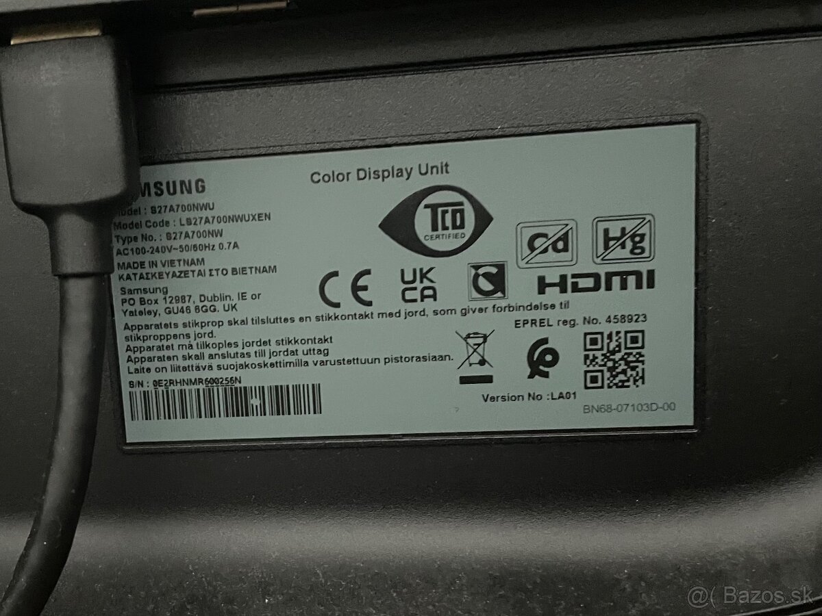 27” ViewFinity S70A 4K - 6