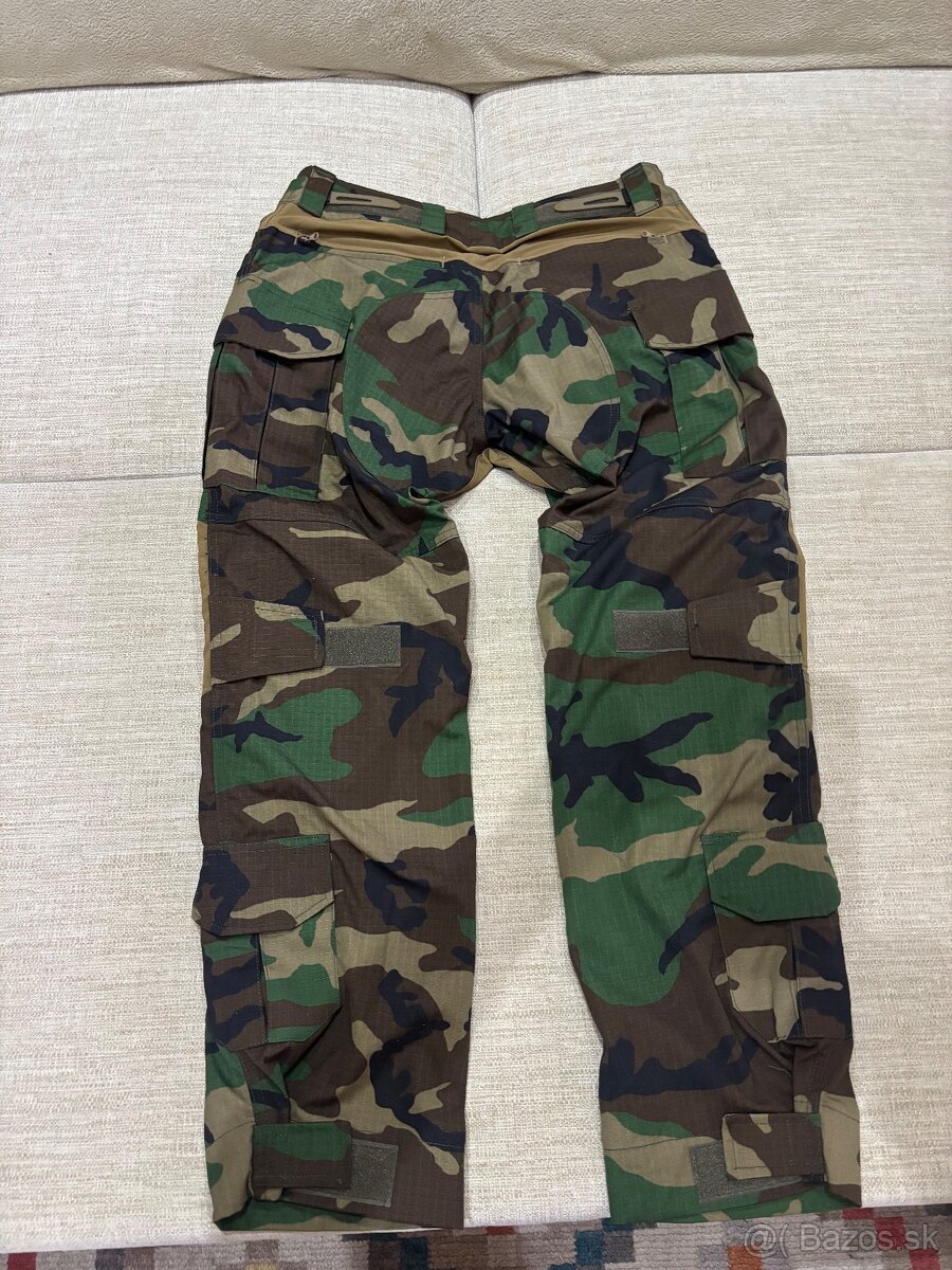 Taktické tričko a nohavice woodland veľkosť S - 6