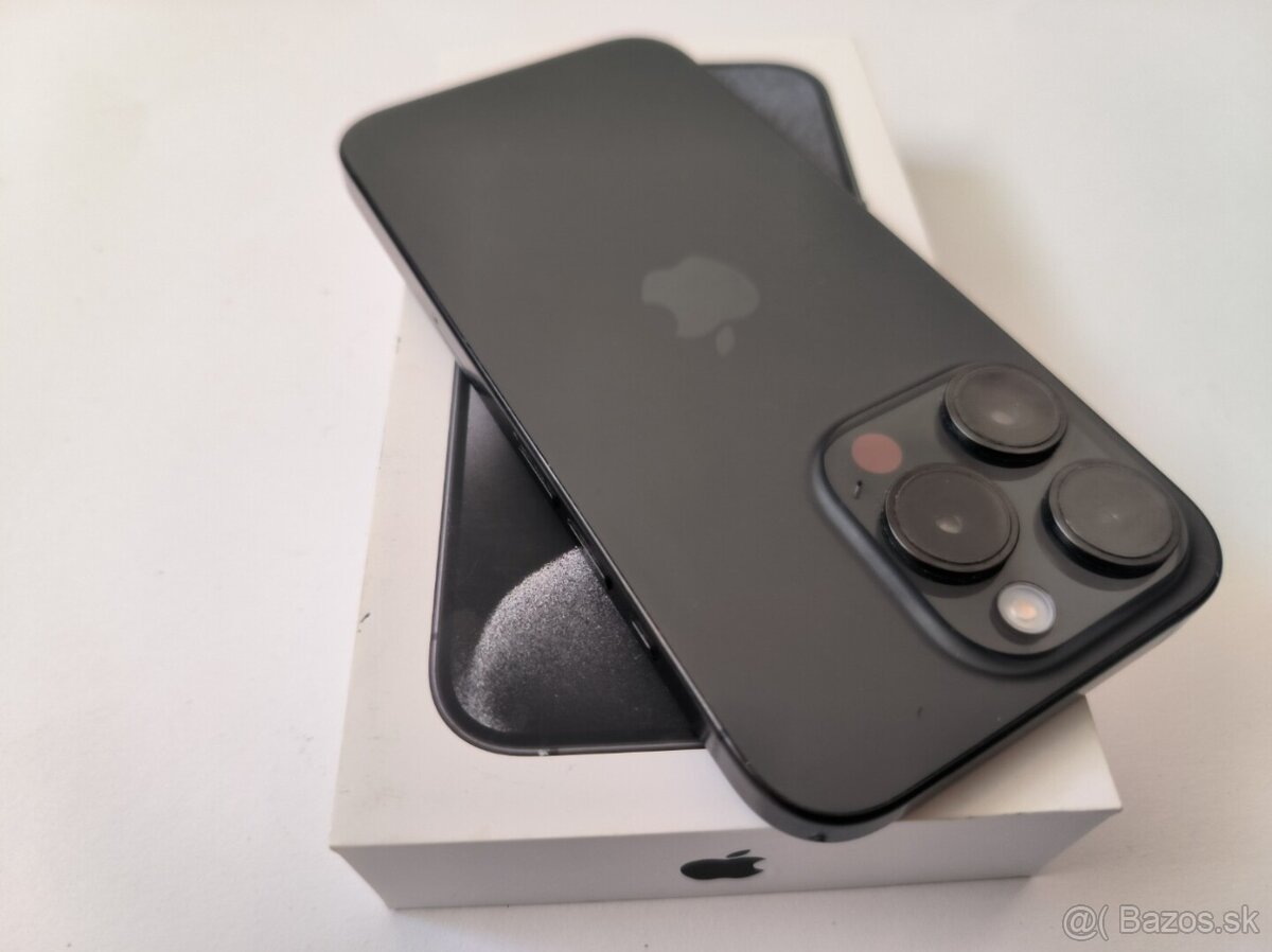 apple iphone 15 PRO 256gb Black Titanium / Batéria 89% - 6