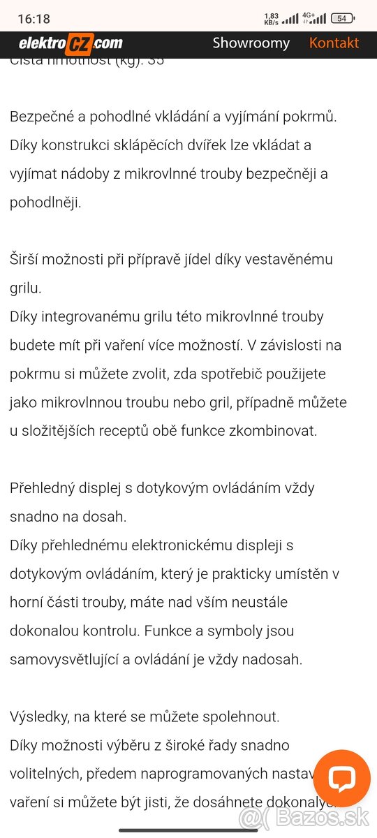 Predám mikrovlnku s grilom AEG. - 6