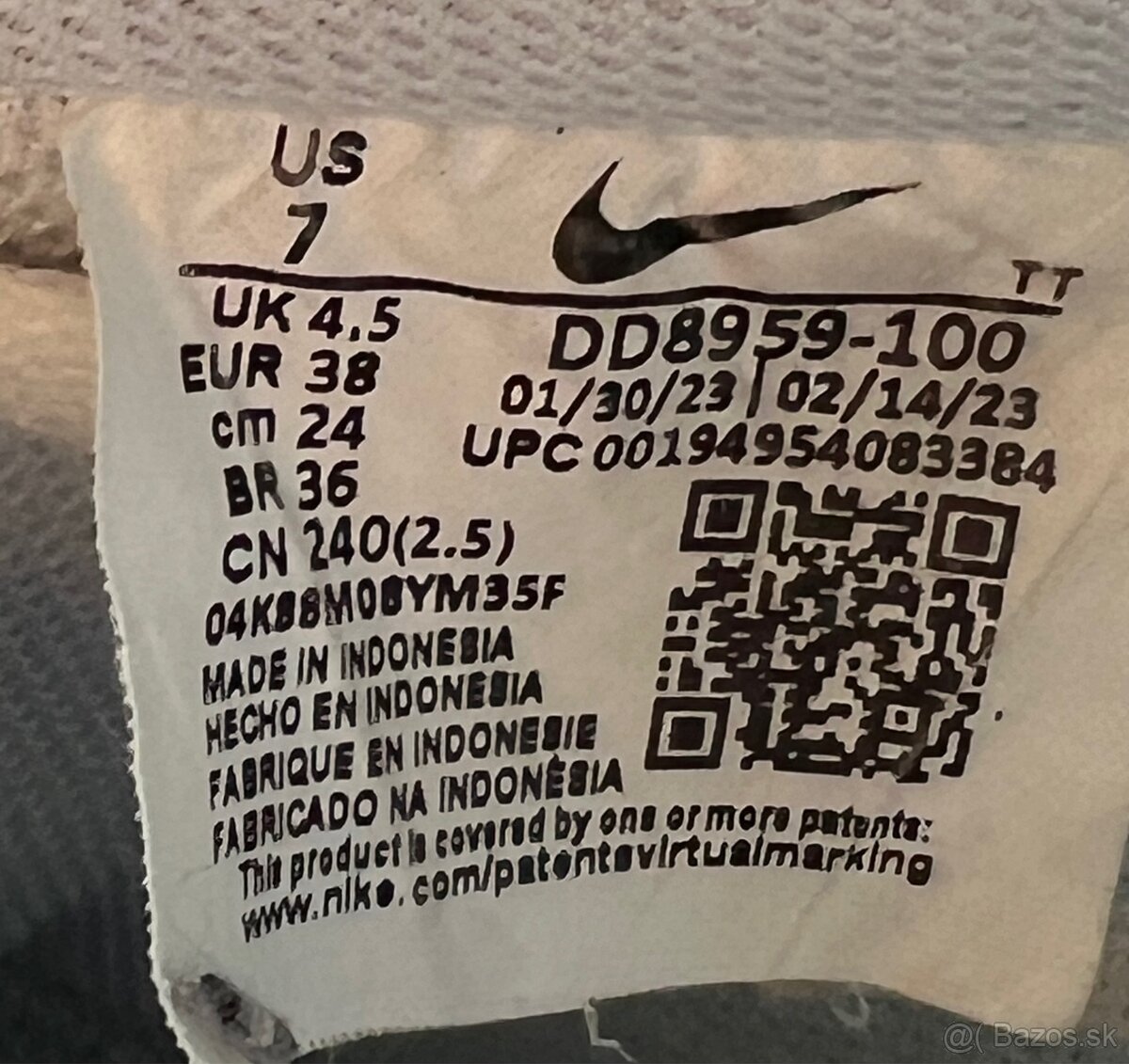 Dámske tenisky Nike air force 1 white - 6