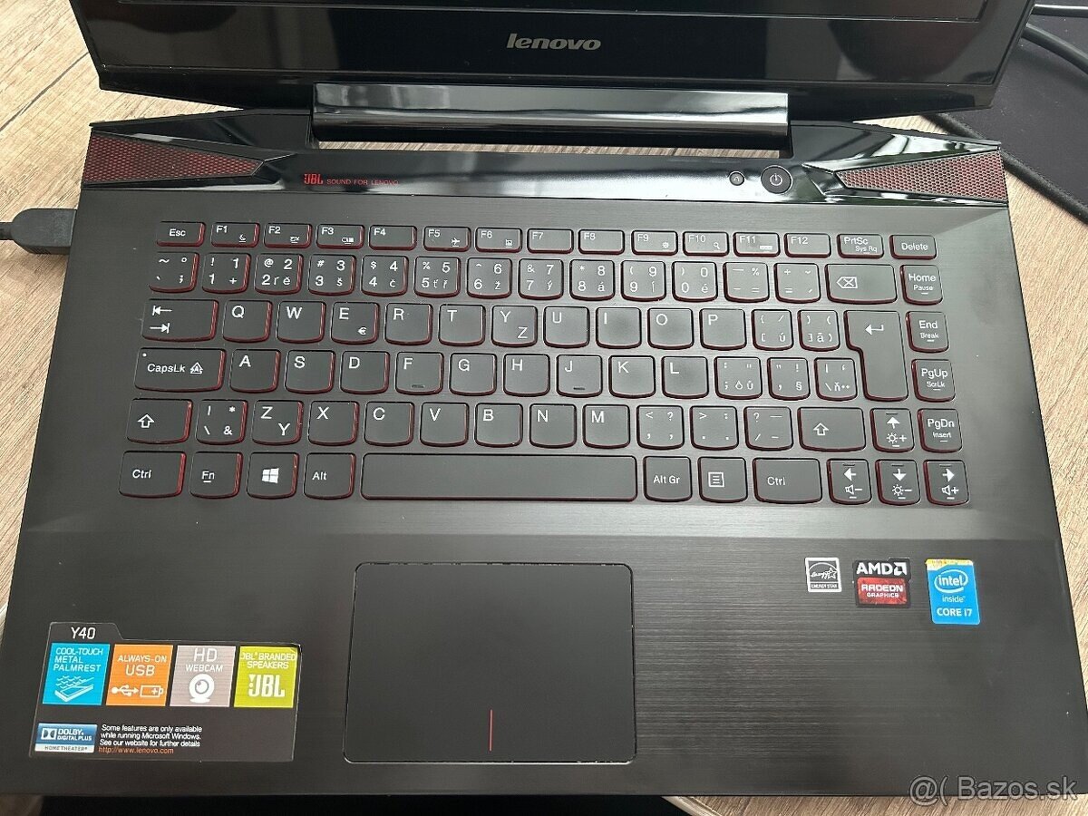 Herný Lenovo y40-80 s 14"Fhd,i7,12gb,256gb ssd,4gb grafika - 6