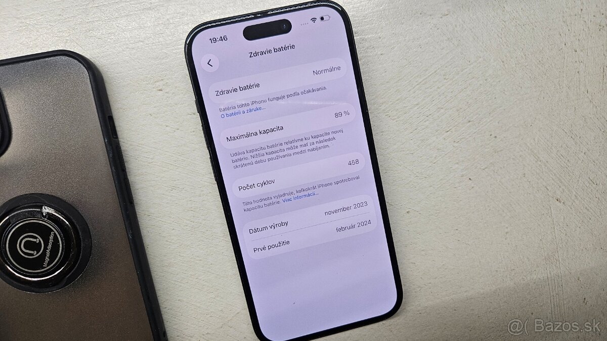Apple iPhone 15 tmavý 256GB - aj vymením - 6