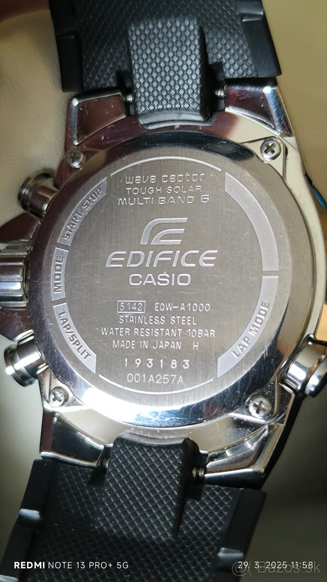 CASIO EQW-A1000 - SOLAR, WAVE CEPTOR- TOP STAV. - 6