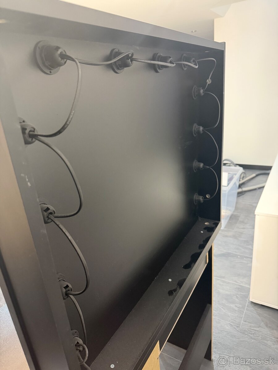 Toaletný Stolík čierny - 6