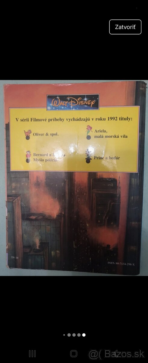 Oliver a spol. KNIHA Walt Disney SK jazyk - 6