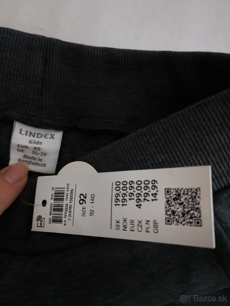 2x tepláky Lindex veľ.92 - 6