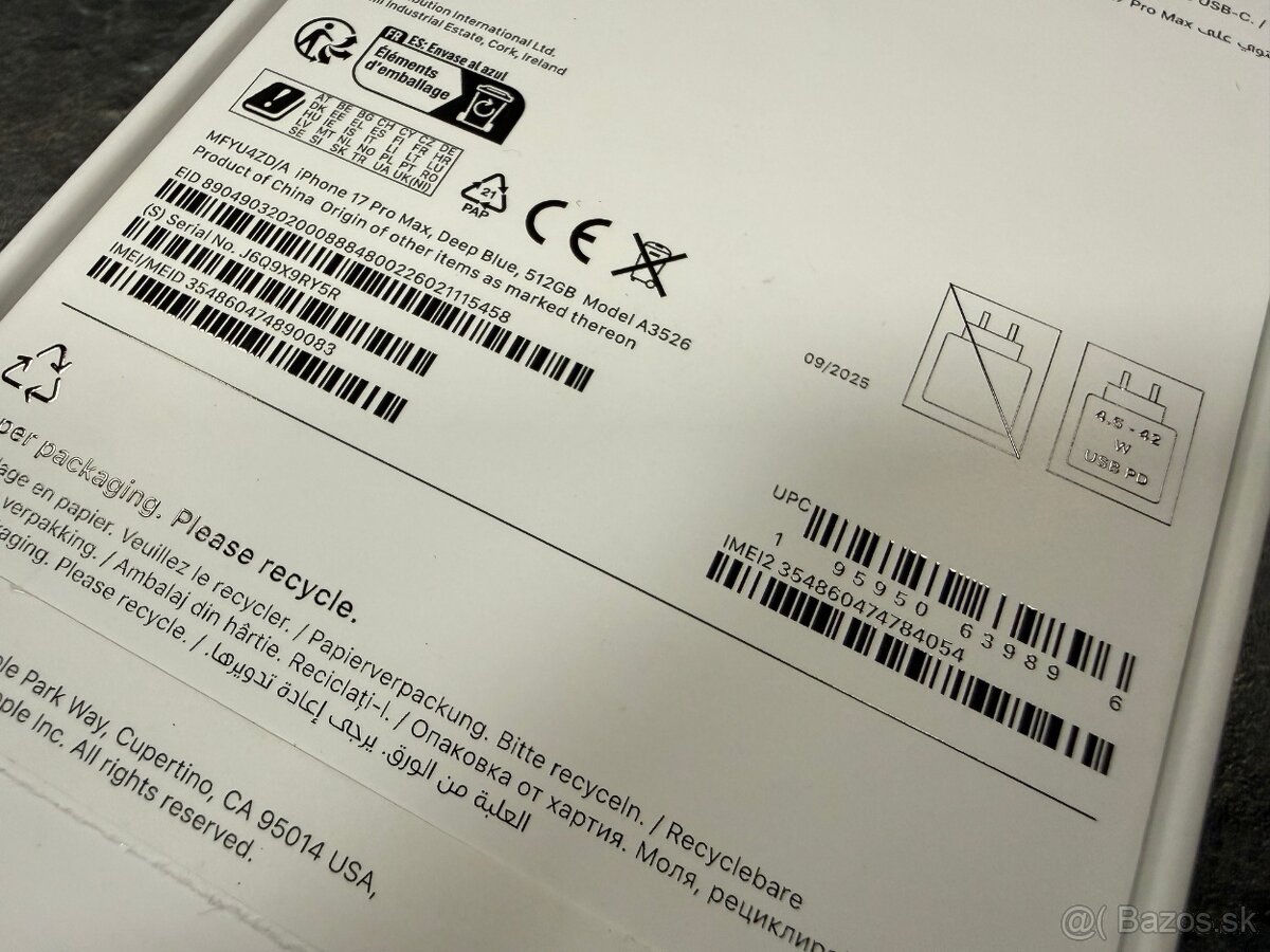 Apple iPhone 17 Pro Max 512GB Deep Blue - 6