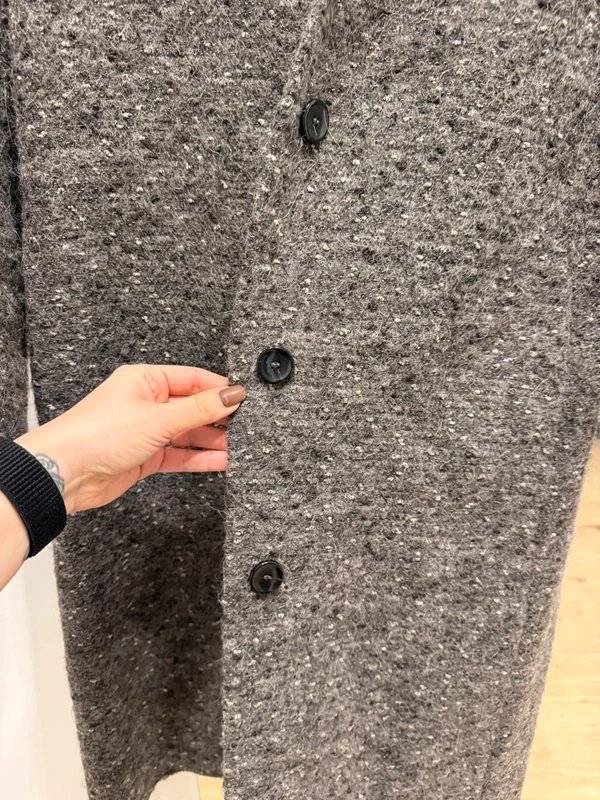 ZARA dámsky nový kabát s prímesov vlny - Manteco - 6