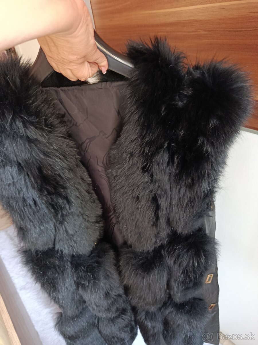 Vesta - pravá koža a kožušina - 6