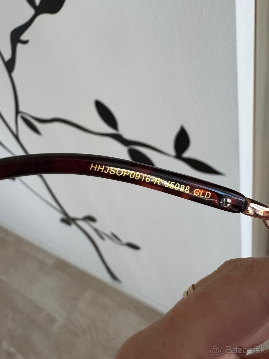 Dámske slnečné okuliare Jessica Simpson aviator štýl zlate - 6