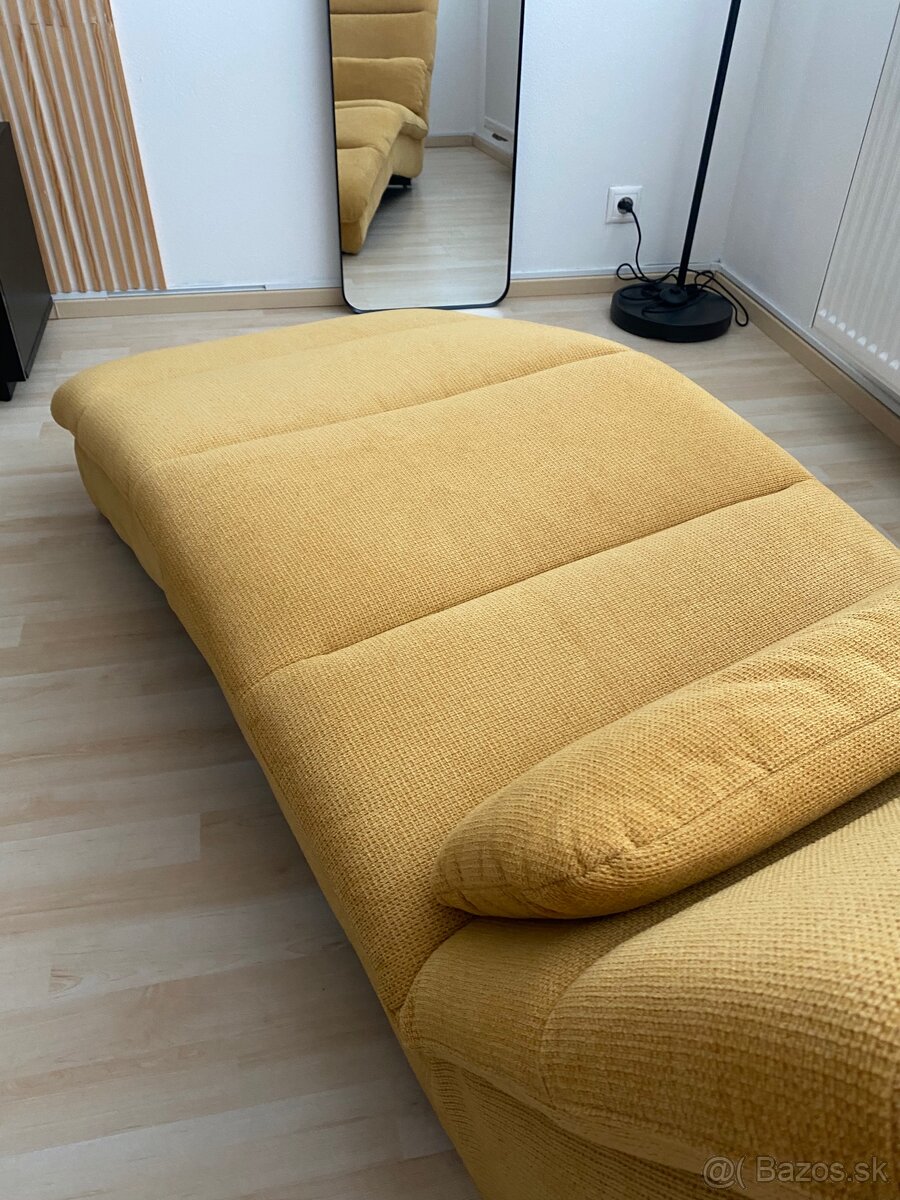 Relaxačné ležadlo - žlté - 6