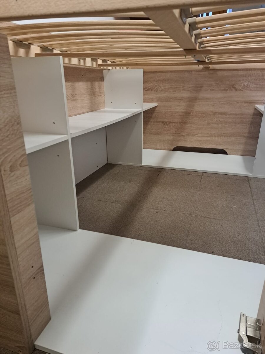 Multifunkčna postel 140x200cm s úložným priestorom - 6