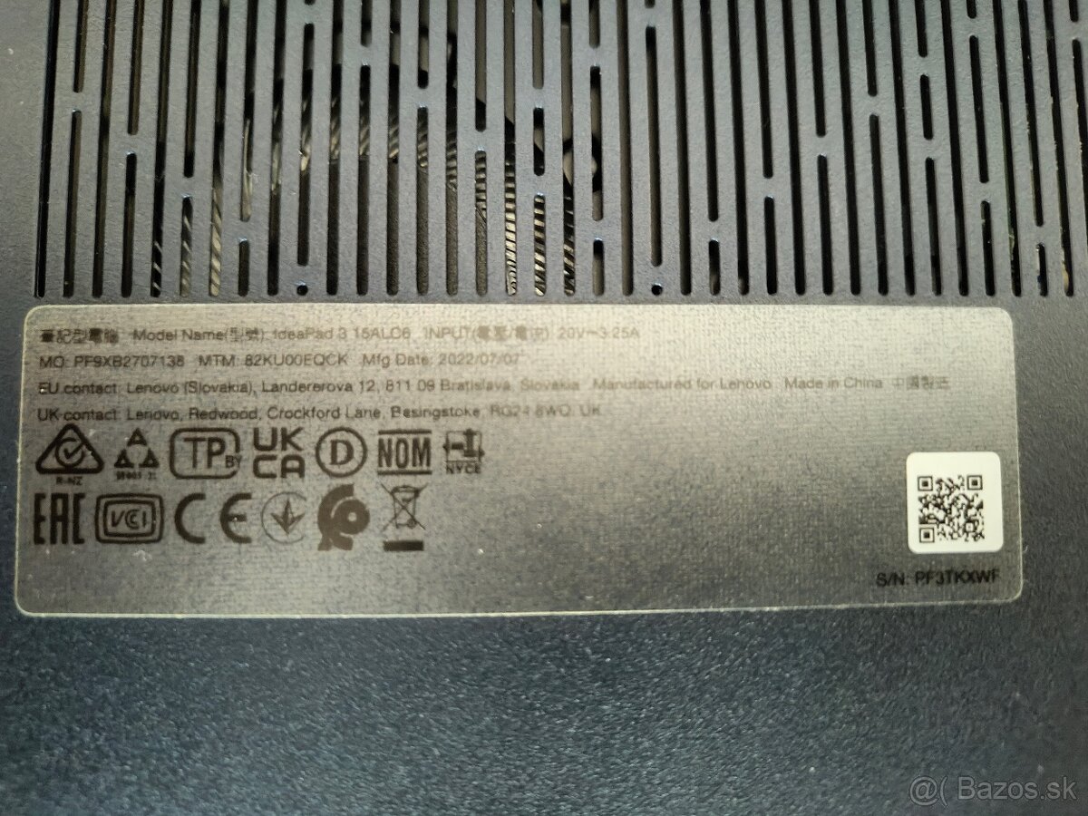 Lenovo IdeaPad 3 15ALC6 Ryzen3 5300U - 6