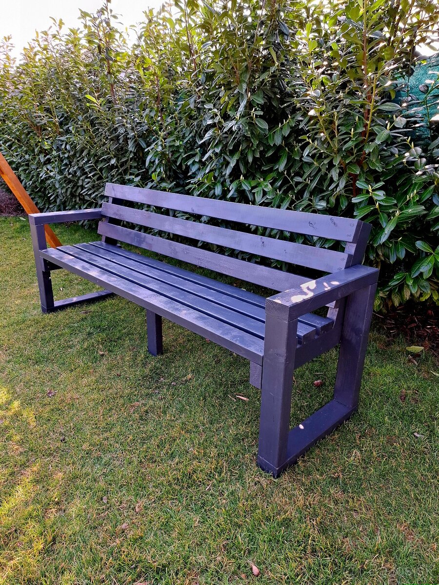 Velká záhradná lavička - 6