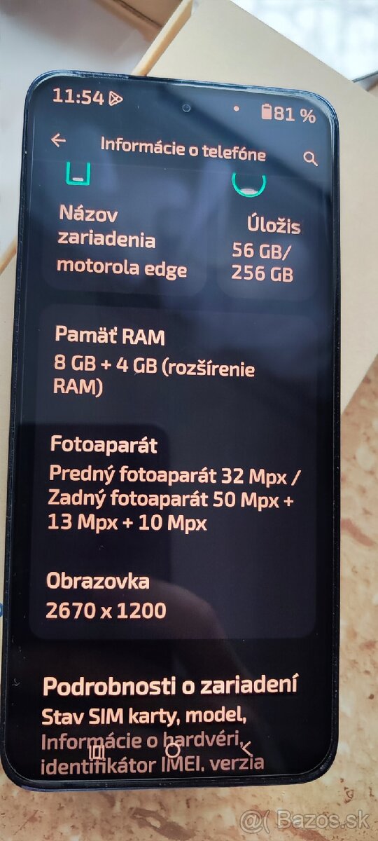 Moto Edge 50 Neo 256GB+ grátis 3ks púzdra - 6