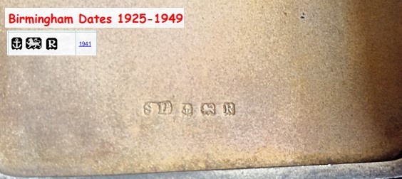 Investičné striebro – tabatierka- Británia-rok 1941- 142,5g - 6