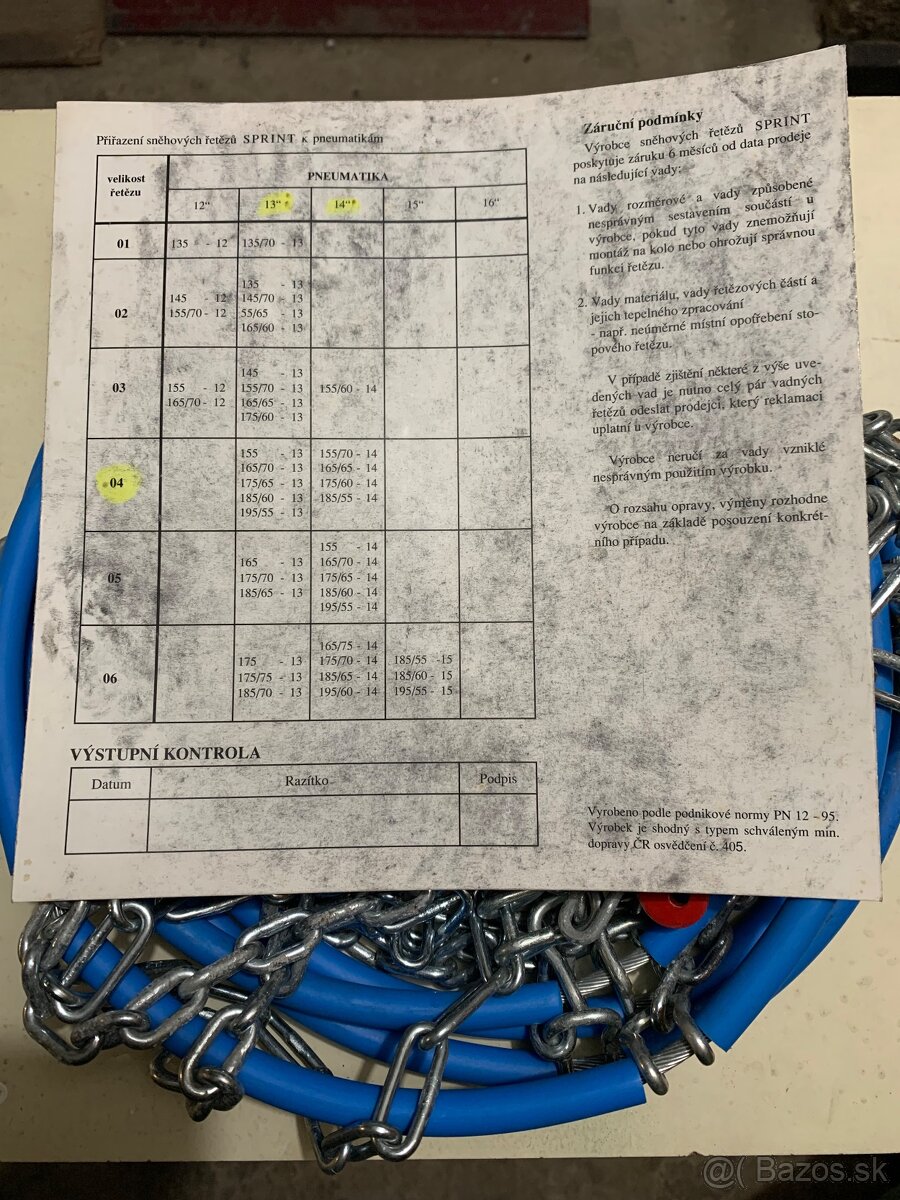 Snehove rezaze Sprint 13”. 14” - 6